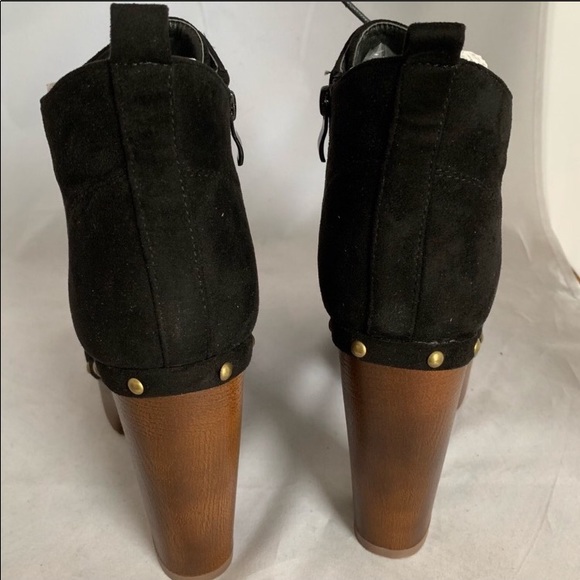 Beston NEW faux suede lace up boots - Picture 5 of 7